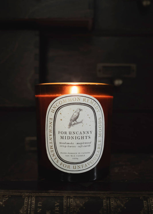 Woodsmoke, Maplewood, Crisp Leaves: 220g Soy Wax Candle