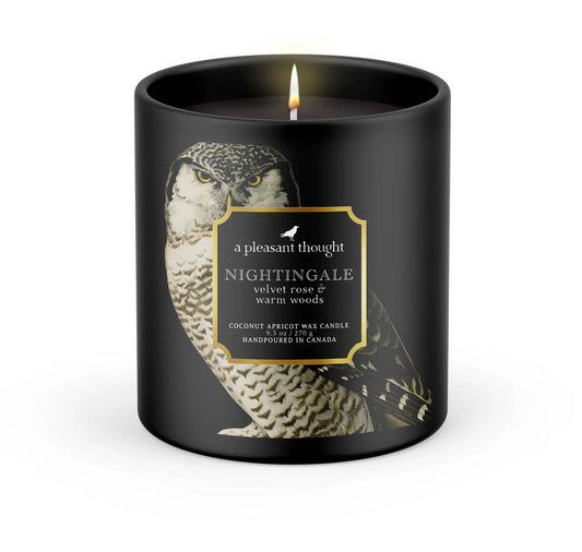 Nightingale Candle (Velvet Rose & Warm Woods)