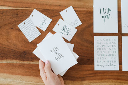 Mr & Mrs Wedding Card