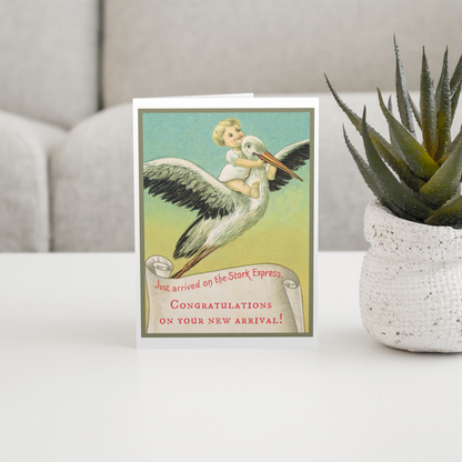 Stork Express Baby Card