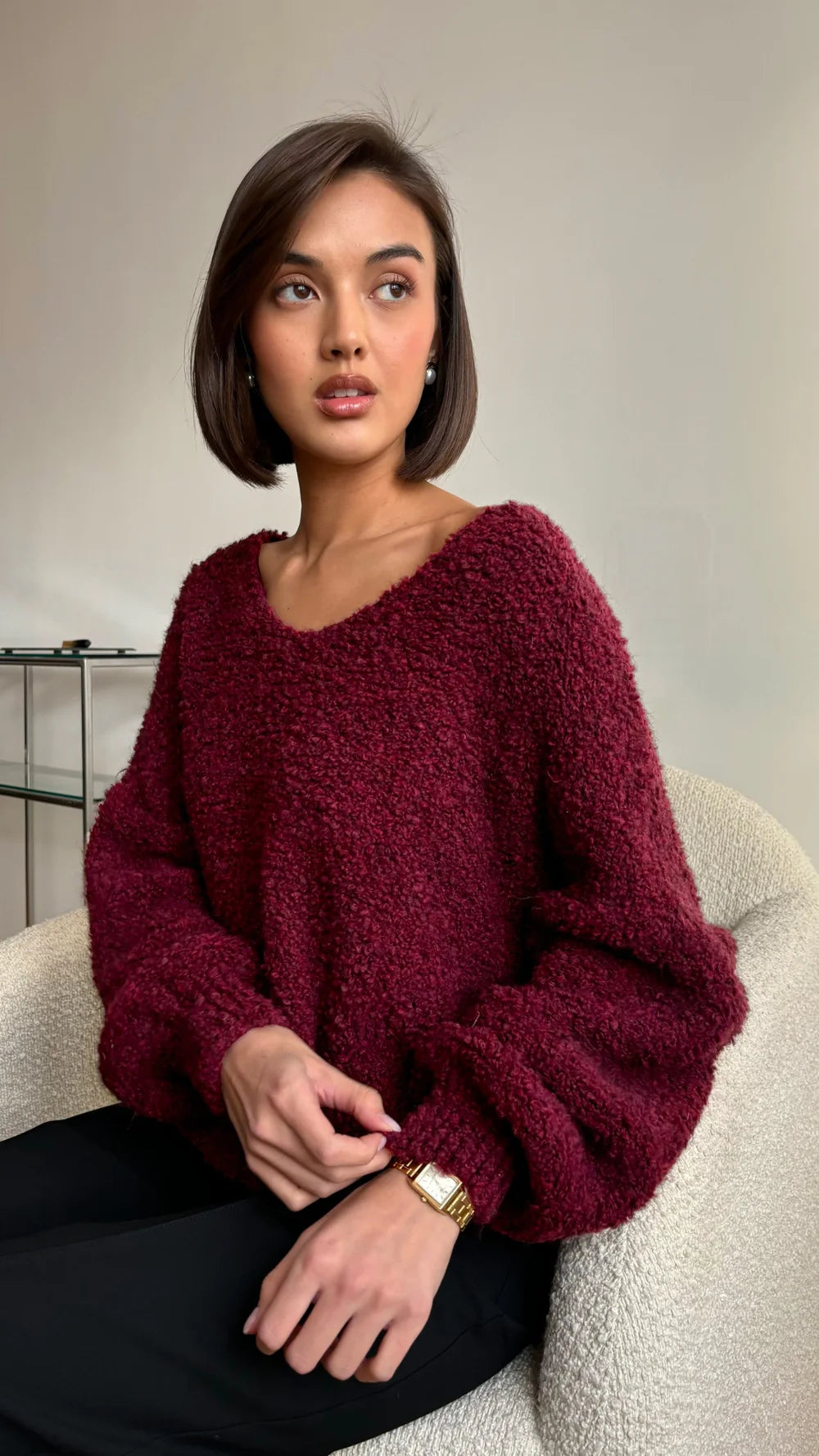 Jenny Sweater (Bordeaux)