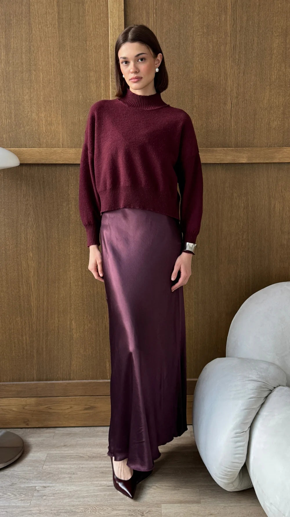 Lottie Sweater (Burgundy)