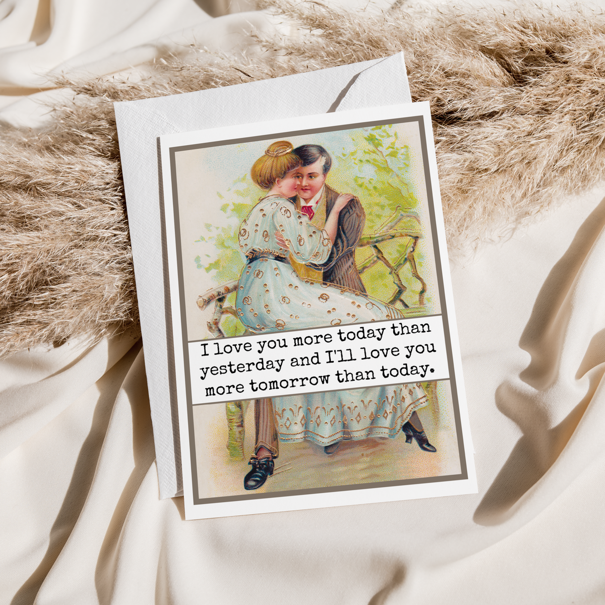 Love You More Love Card