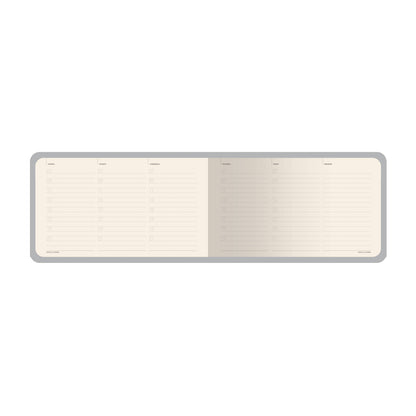 Horizontal Vegan Leather Weekly Planner (Forest Mushrooms )