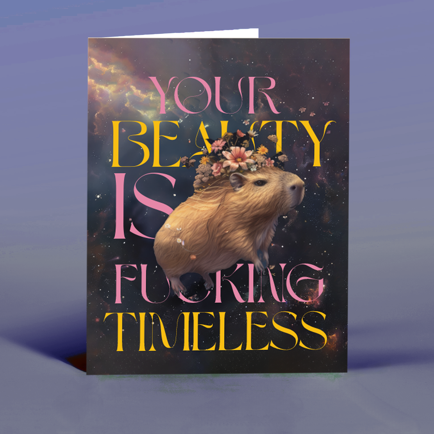 Timeless Beauty Capybara Card