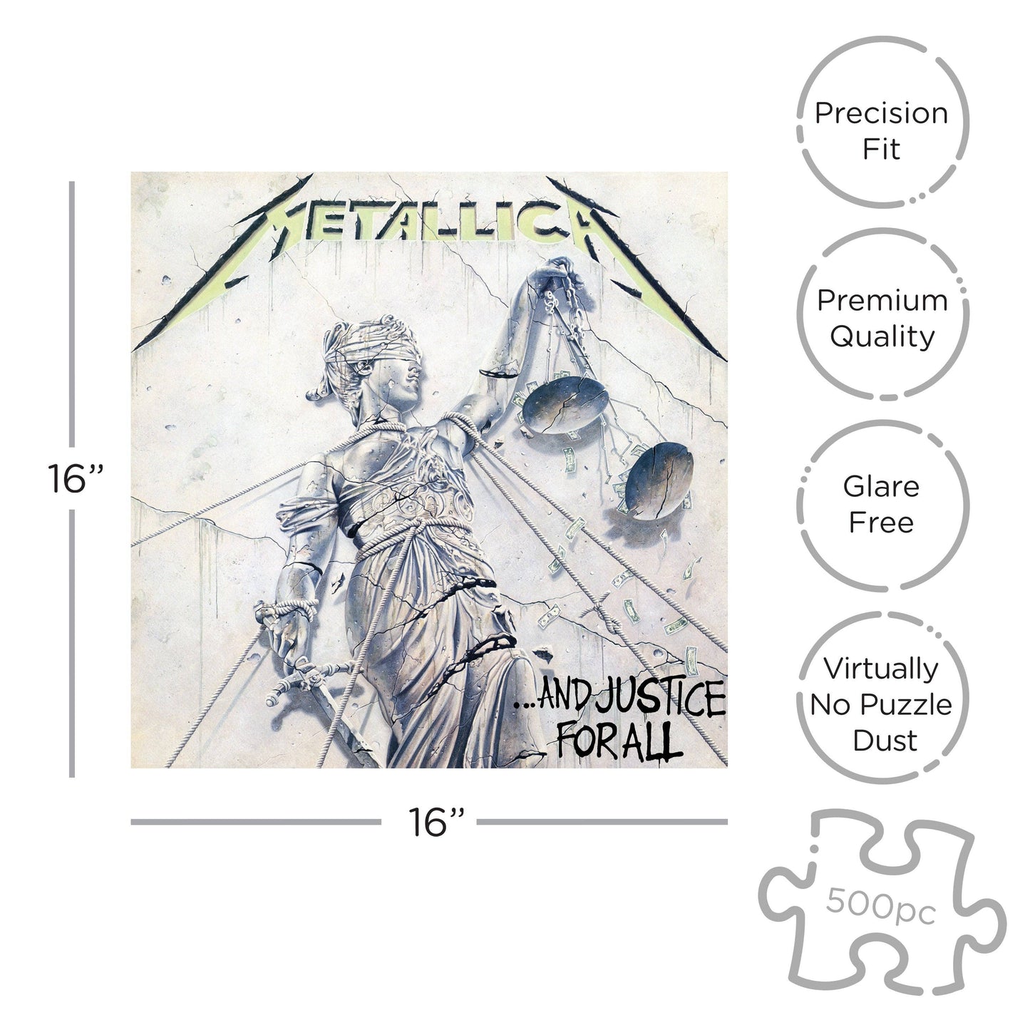 Metallica & Justice For All Jigsaw Puzzle (500 Pieces)