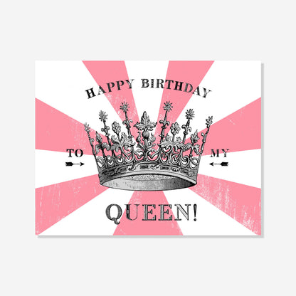 Birthday Queen | Vintage Birthday Card