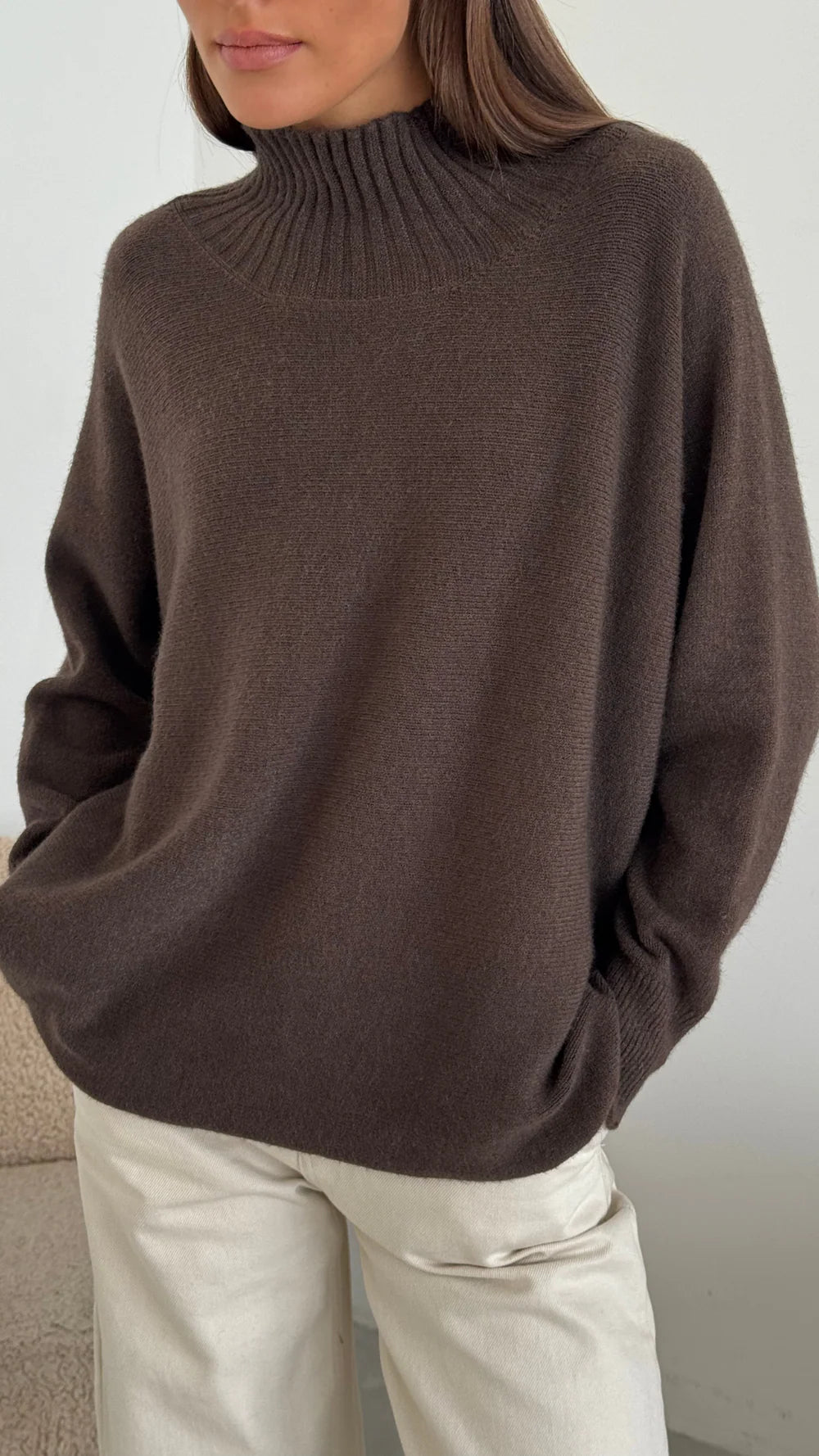 Alma Sweater (Dark Espresso)