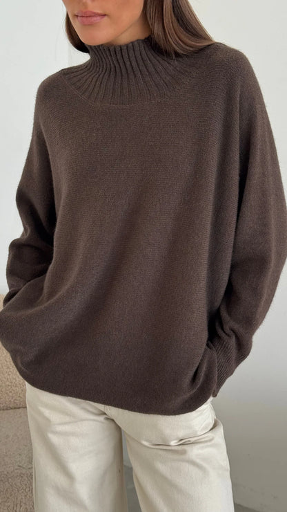 Alma Sweater (Dark Espresso)