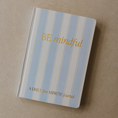 Be Mindful Prompted Journal (Stripes)