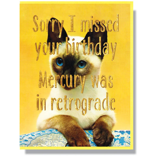 Sorry I Missed Your Birthday Card