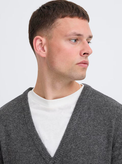 Bhbranko Knit Cardigan (Grey)