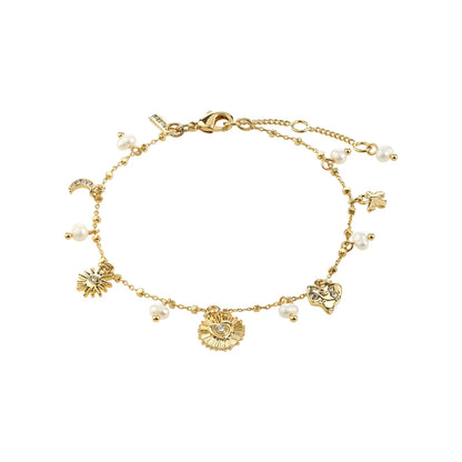 Mylan Charm Bracelet (Gold)