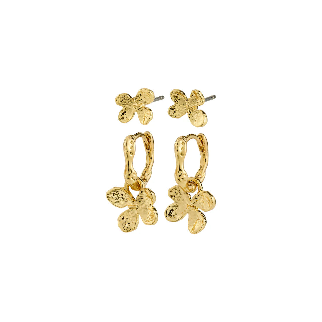 Air Medium Drop Earrings (Gold)