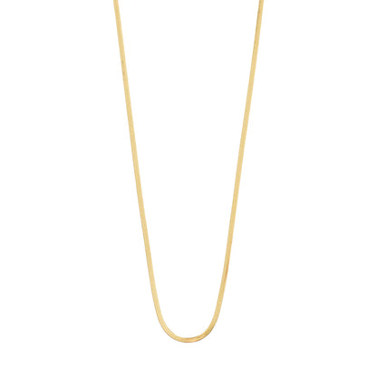 Nikita Herringbone Necklace (Gold)