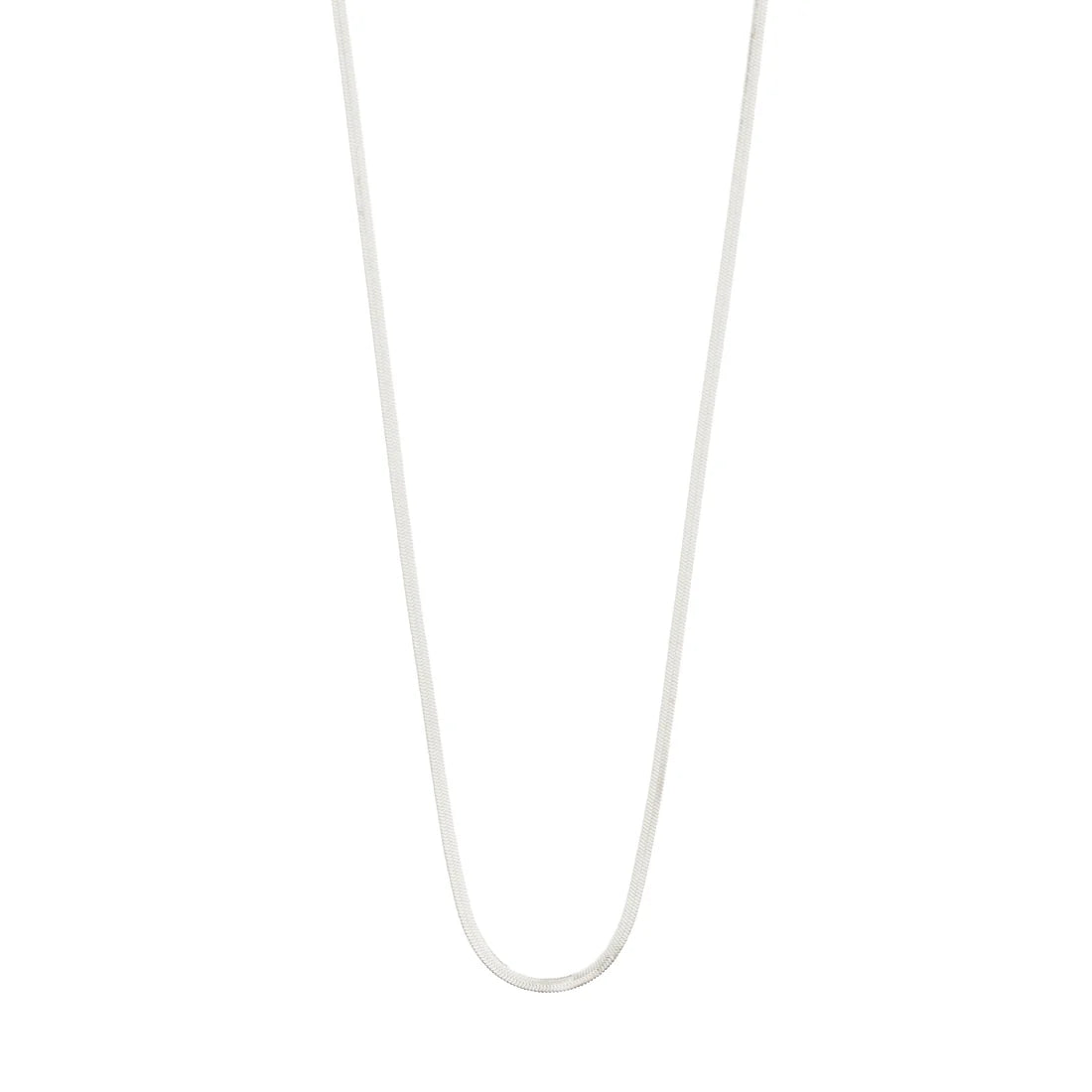 Nikita Herringbone Necklace (Silver)