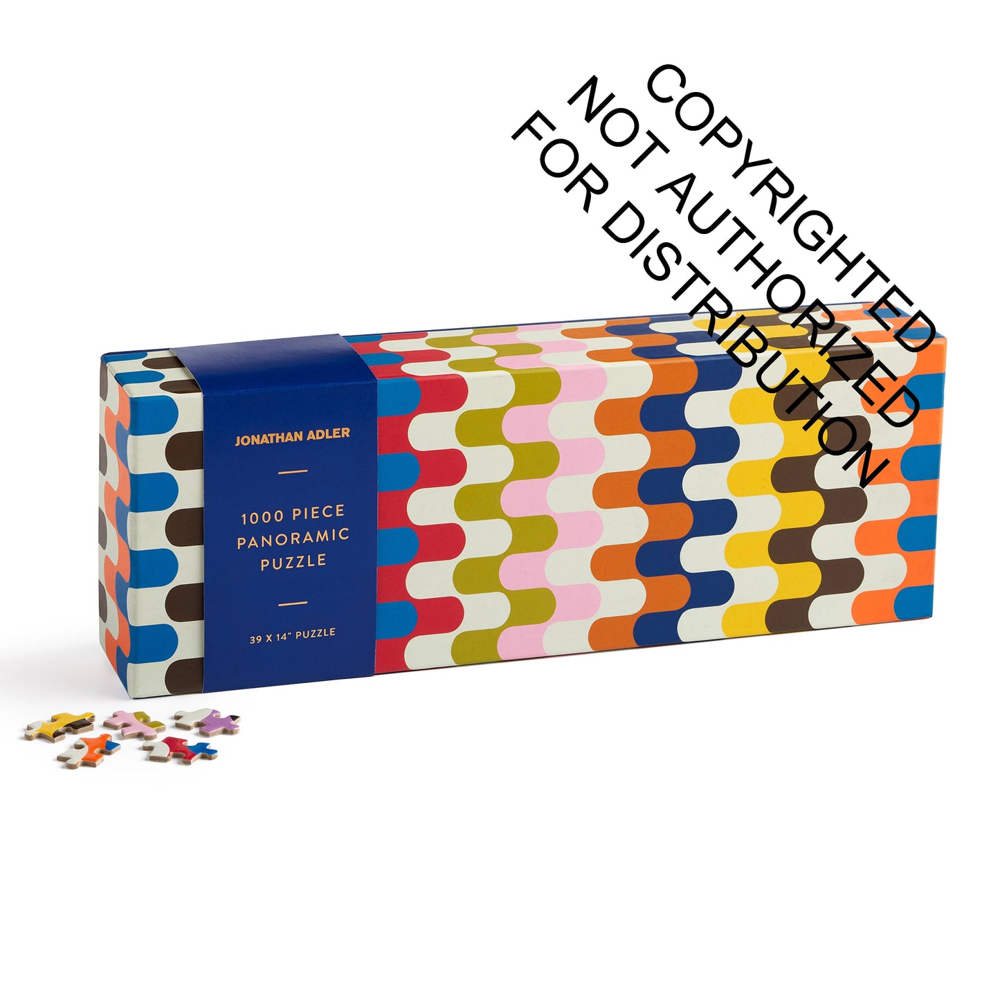 Jonathan Adler Bargello 1000 Piece Panoramic Puzzle