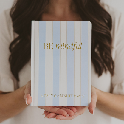 Be Mindful Prompted Journal (Stripes)