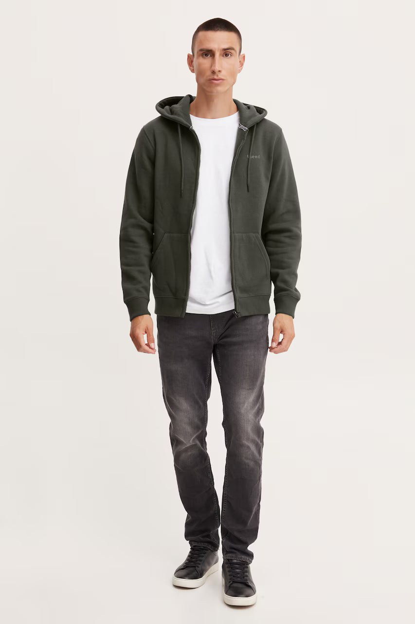 Bhdowntown Full Zip Hoodie - Forest