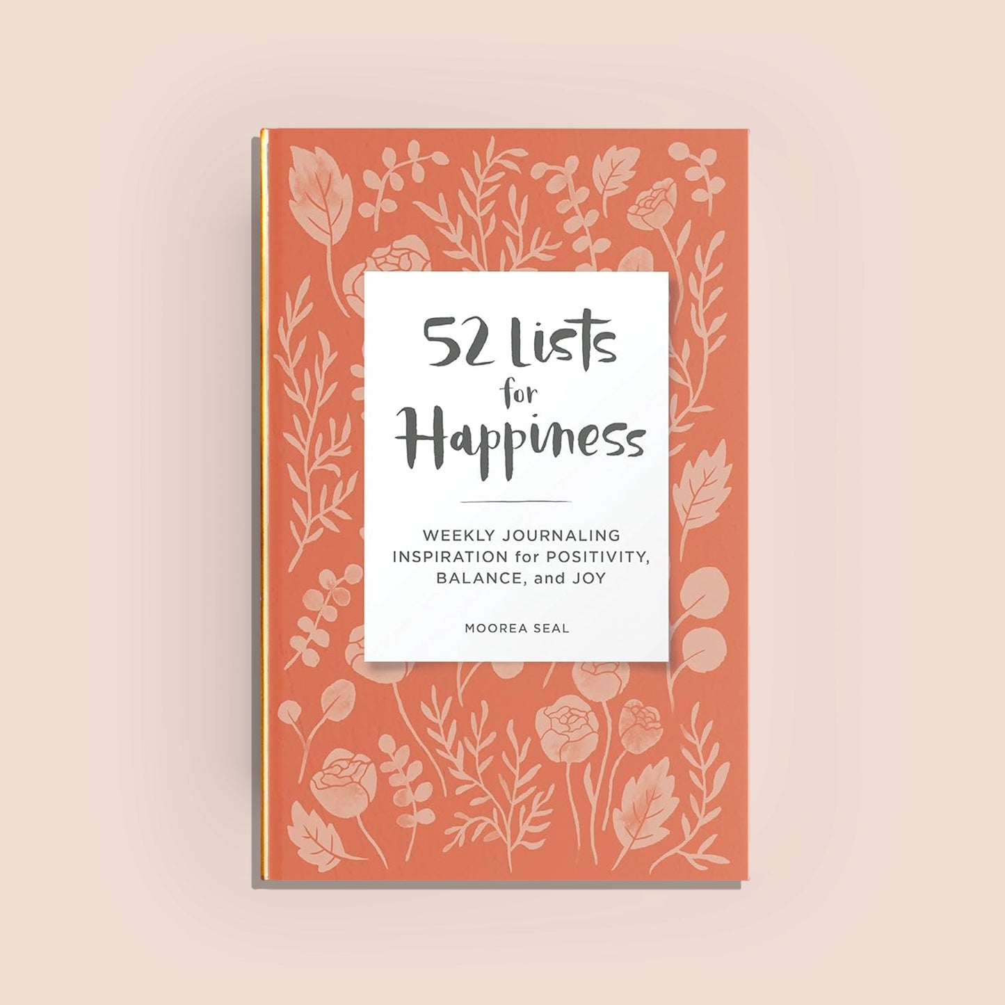 52 Lists for Happiness Journal (Floral)
