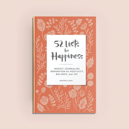 52 Lists for Happiness Journal (Floral)