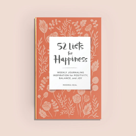 52 Lists for Happiness Journal (Floral)