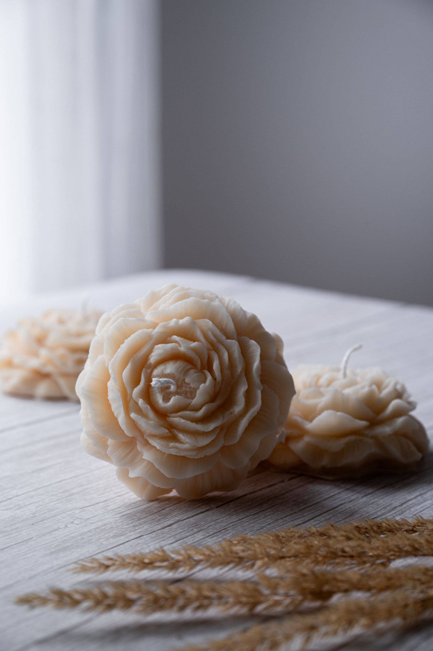 Peony Flower Candle (Unscented)