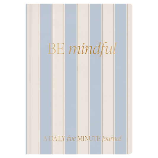 Be Mindful Prompted Journal (Stripes)
