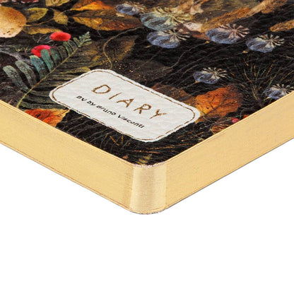 Horizontal Vegan Leather Weekly Planner (Forest Mushrooms )