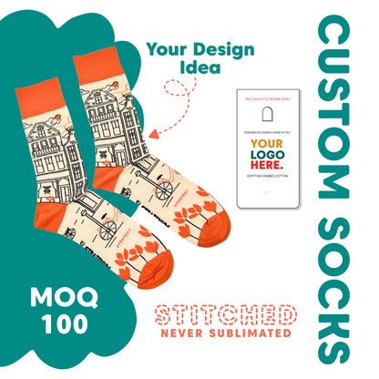 Men's Mushroom Mid-Calf Socks