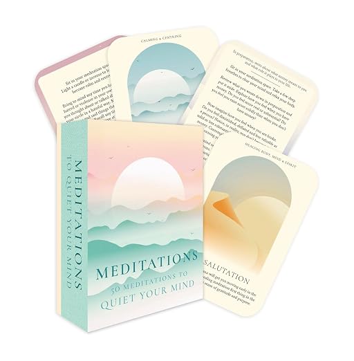 Meditations to Quiet Your Mind - 50 Cards