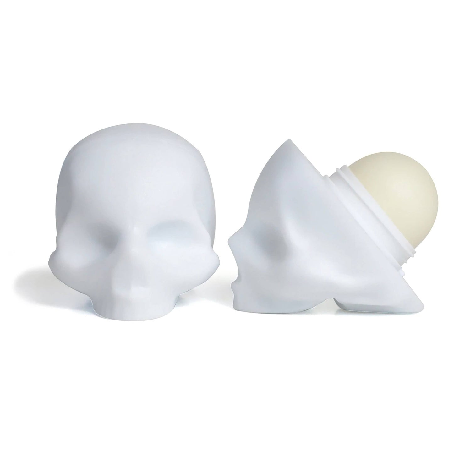 White Skull Lip Balm 100% Natural (White / Vanilla)