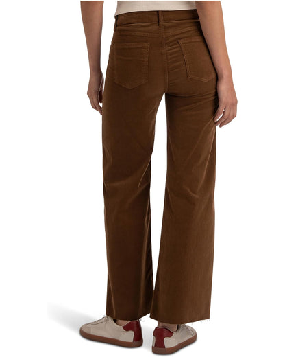 Meg High-Rise Fab Ab Wide Leg Raw (Cognac)