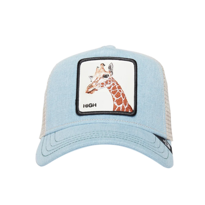 Goorin Bros High Giraffe Trucker Hat (Denim)