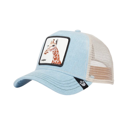 Goorin Bros High Giraffe Trucker Hat (Denim)