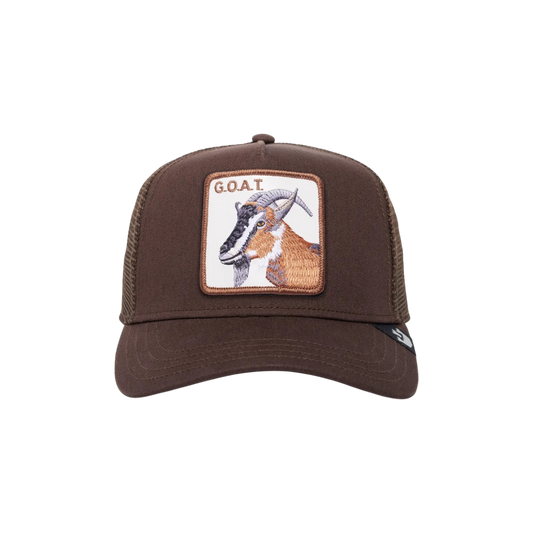 Goorin Bros  The Goat {G.O.A.T.} Trucker Hat (Brown)