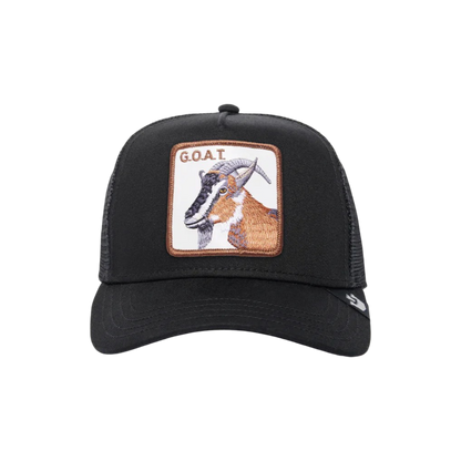 Goorin Bros  The Goat {G.O.A.T.} Trucker Hat (Black)
