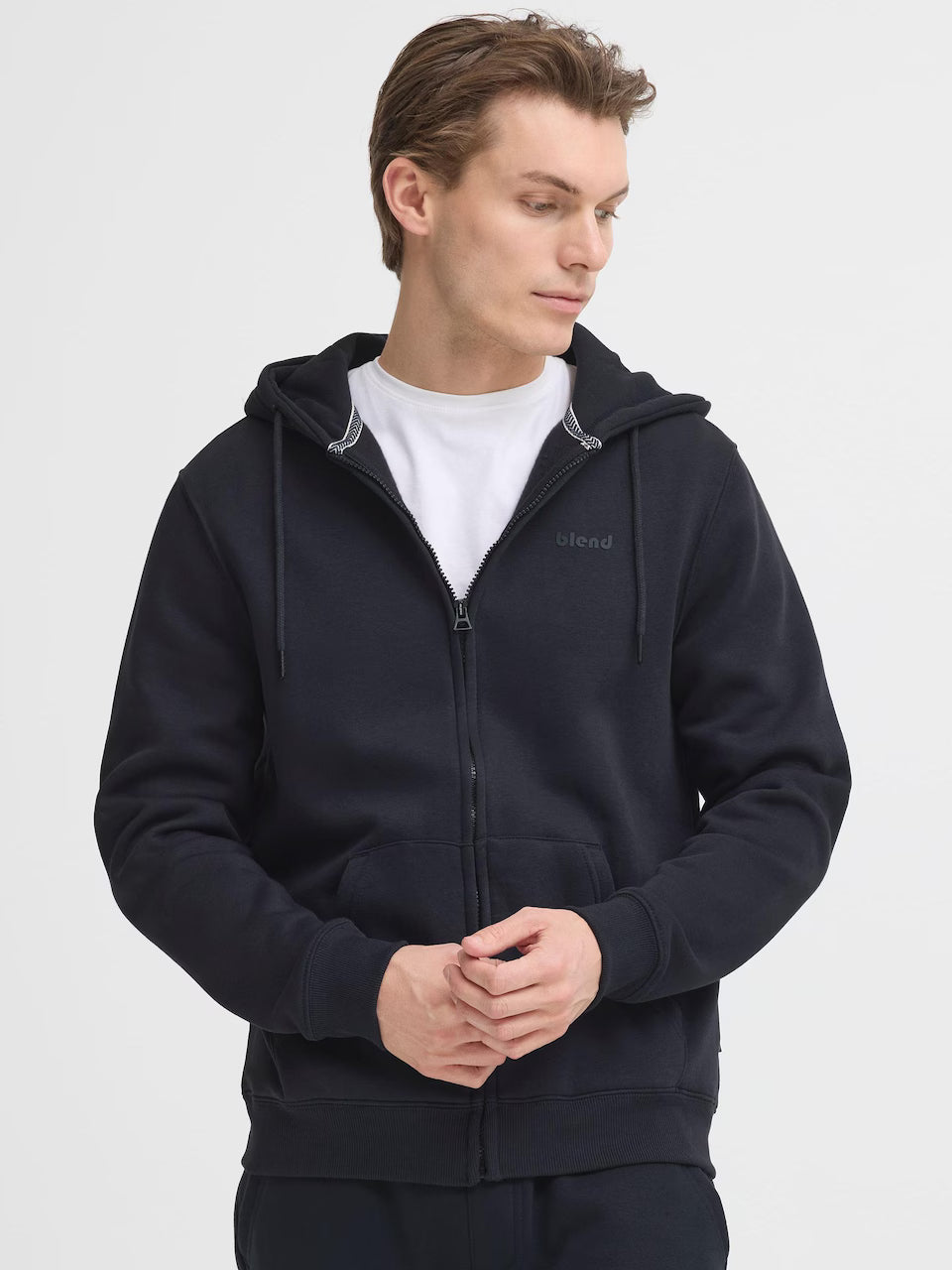 Bhdowntown Full Zip Hoodie - Navy