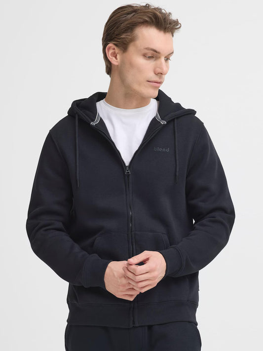 Bhdowntown Full Zip Hoodie - Navy