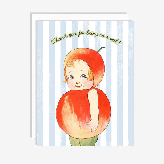 Sweet Apple Thank You Card