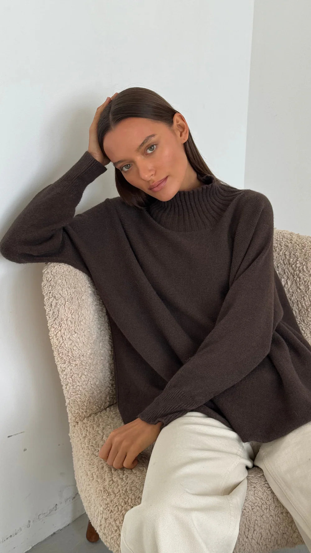 Alma Sweater (Dark Espresso)
