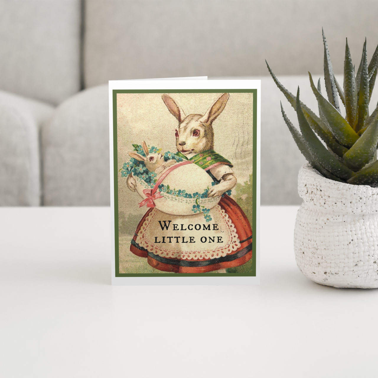 Welcome Little One Baby Card