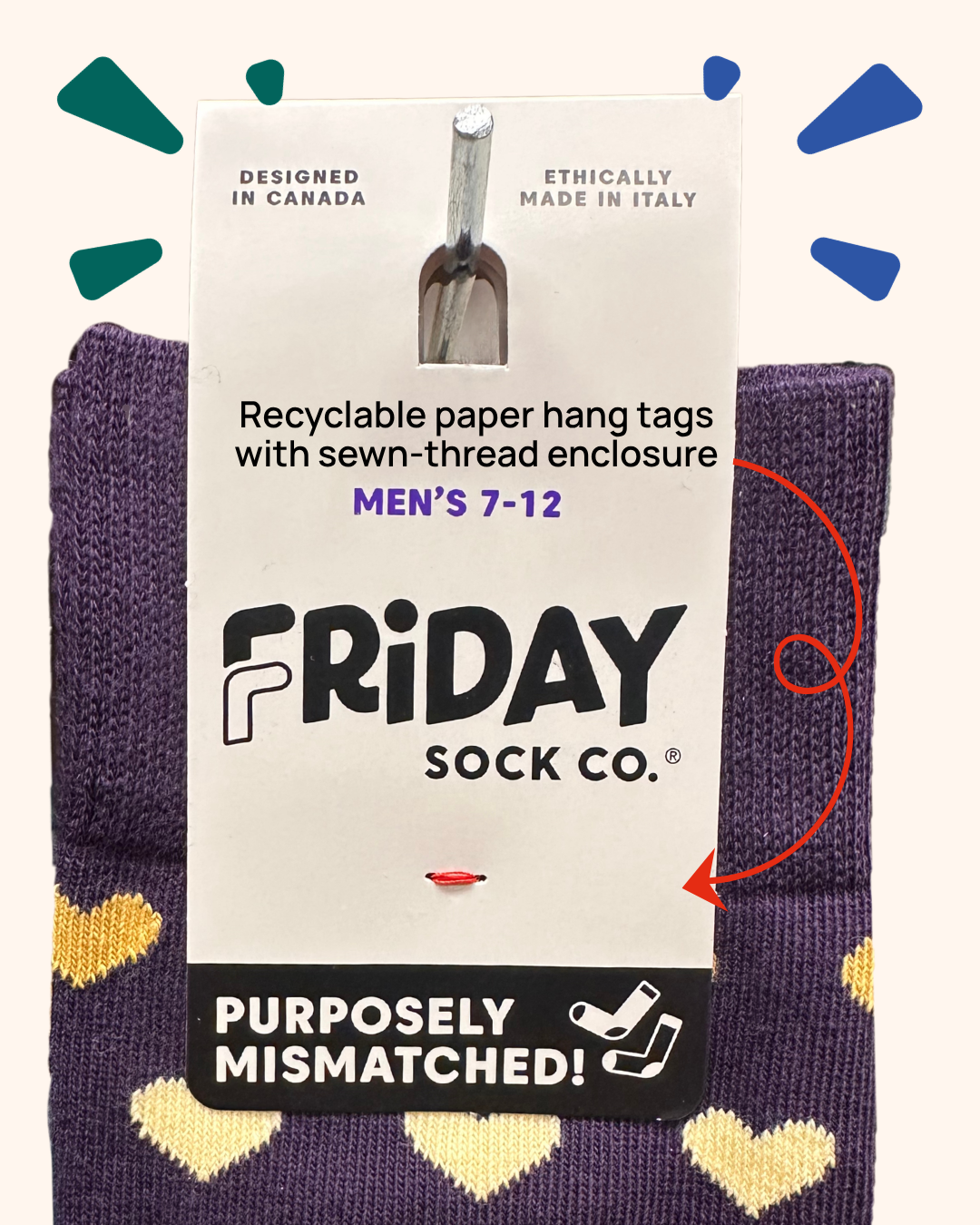 Men's Golf Swing & Putt Mid-Calf Socks