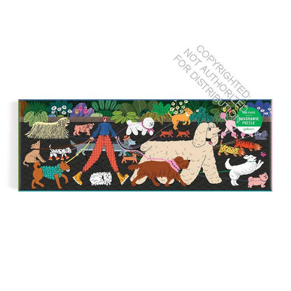 Dog Walk 1000 Piece Panoramic Puzzle