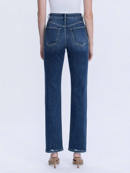 Victoria High Rise Straight Jeans (Celestial Glow)