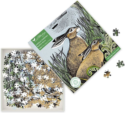 Sustainable Puzzle | Angela Harding Rathlin Hares (1000 Pieces)