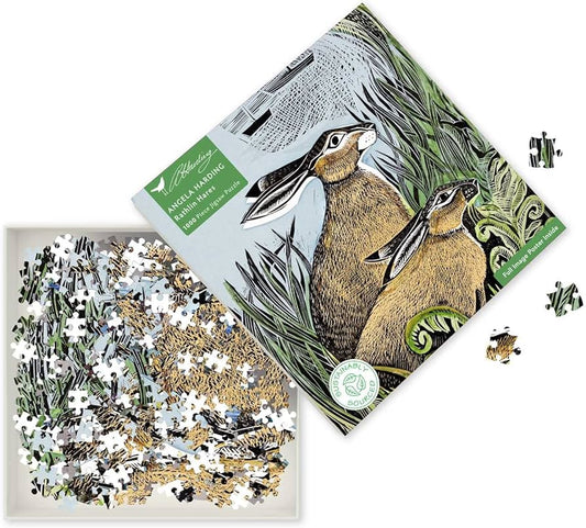 Sustainable Puzzle | Angela Harding Rathlin Hares (1000 Pieces)