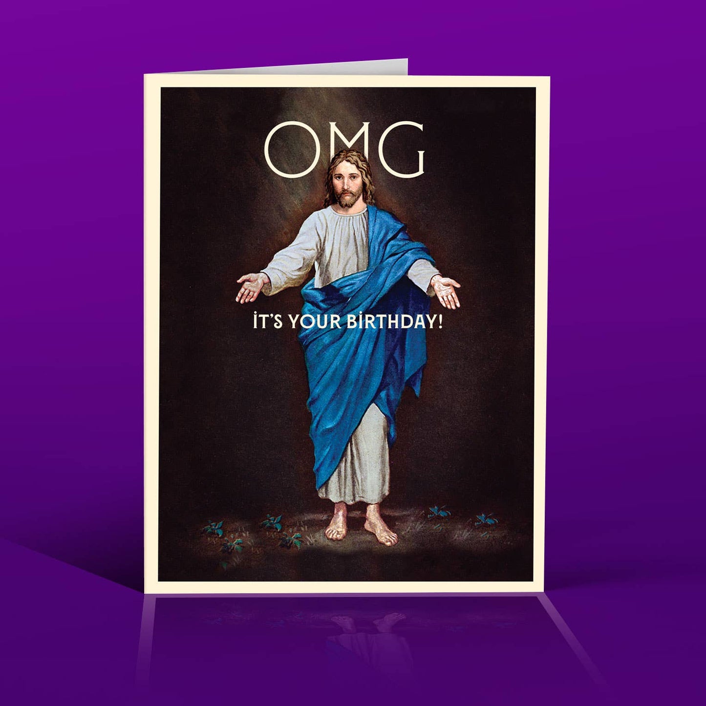 Jesus OMG! Birthday Card
