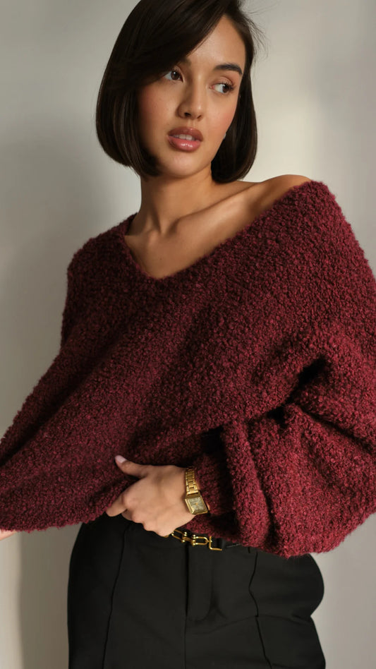 Jenny Sweater (Bordeaux)