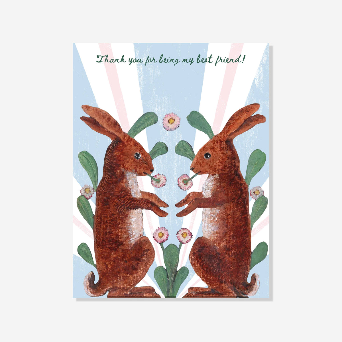 Best Bunny Mates | Cute Best Friend Birthday Card